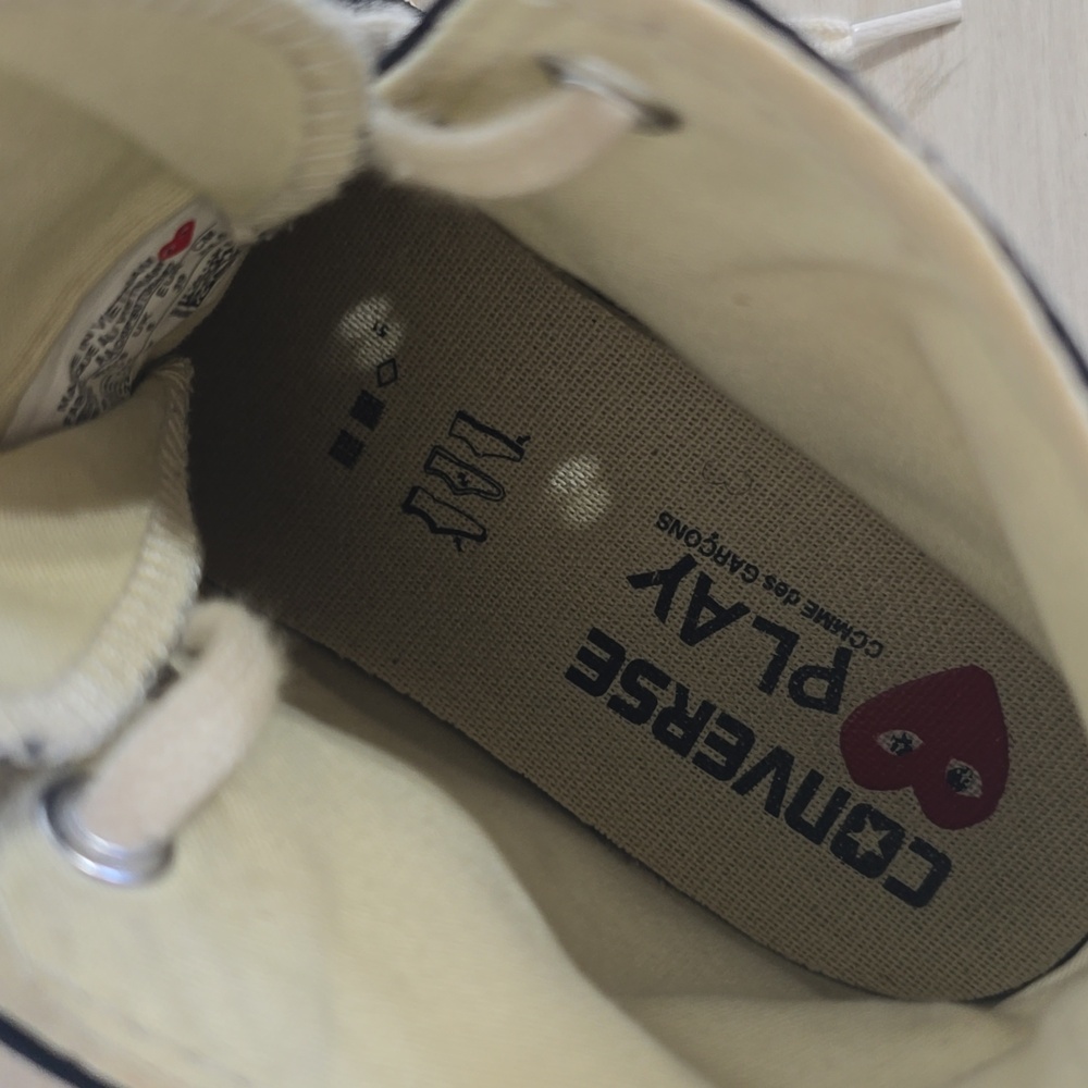 Converse x PLAY Comme des Garçons Chuck Taylor 70 Unisex Size Men 6 Women 8 - Picture 9 of 10